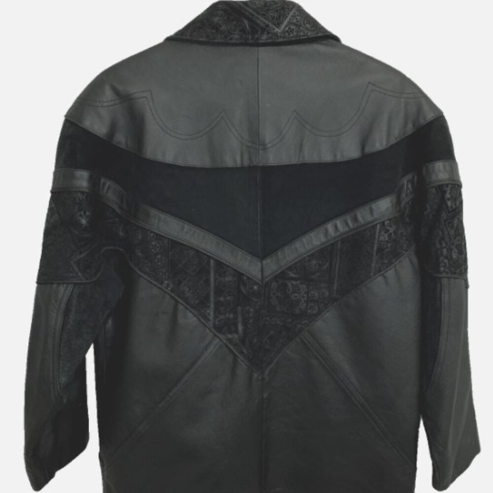 Vintage Preston & York Black Leather Jacket Women’s XS - Picture 3 of 5